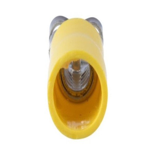 Panduit EDV10-250-Q StrongHold™ Disconnect, Yellow, Vinyl 0.13"x1.03"x0.3", 12-10 AWG