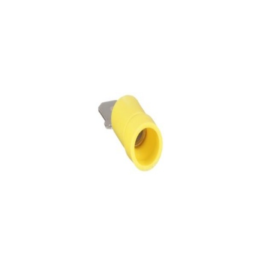 Panduit EDV10-250M-Q StrongHold™ Disconnect, Yellow, Vinyl, 0.98"x0.25", 0.03" Thick - Stud - 12-10 AWG