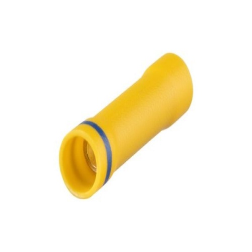 Panduit ESV10-ESV14-Q StrongHold™ Step-Down Butt Splice, Yellow, Vinyl, 12-10/16-14 AWG