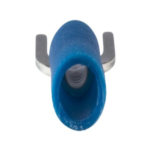 Panduit EV14-14FB-Q StrongHold™ Loose Piece Forks, Blue, Vinyl, 1/4" Stud, 16-14 AWG