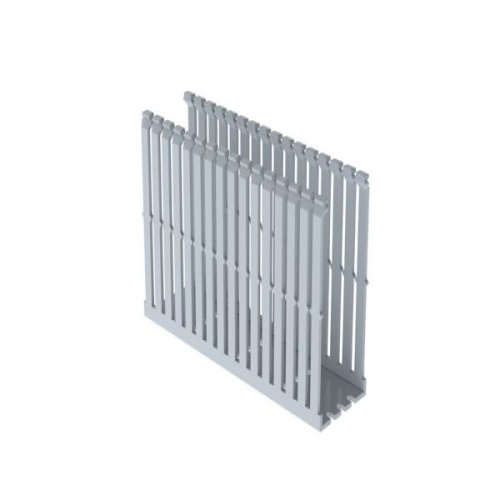 Panduit F2X5LG6 Lead-Free PVC Base Wiring Duct 2.25W x 5.1H Color: Light Gray