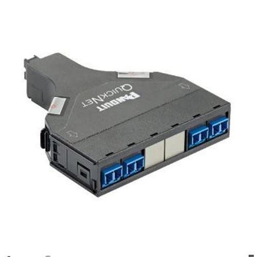 Panduit FQ39N-08-10NMAN QuickNet™ SFQ Series 4-to-1 Migration Fiber Optic Cassette