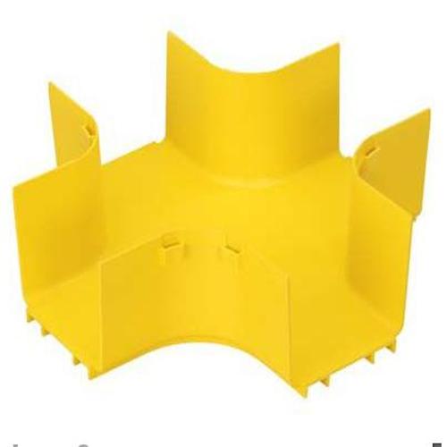 Panduit FRFWC4X4LYL FiberRunner® 4-Way Cross