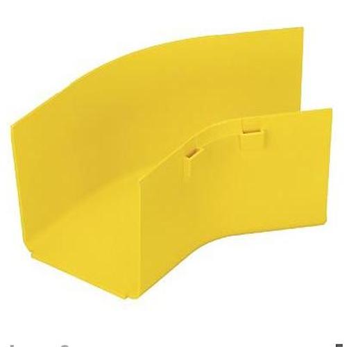 Panduit FRH454X4LYL FiberRunner® Horizontal 45° Fitting