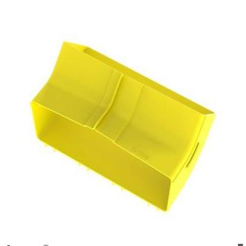 Panduit FRIV4512X4LYL FiberRunner® Inside Vertical 45° Fitting