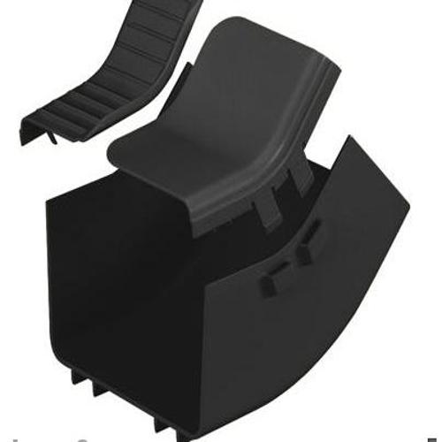 Panduit FRIV456X4LBL FiberRunner® Inside Vertical 45° Fitting