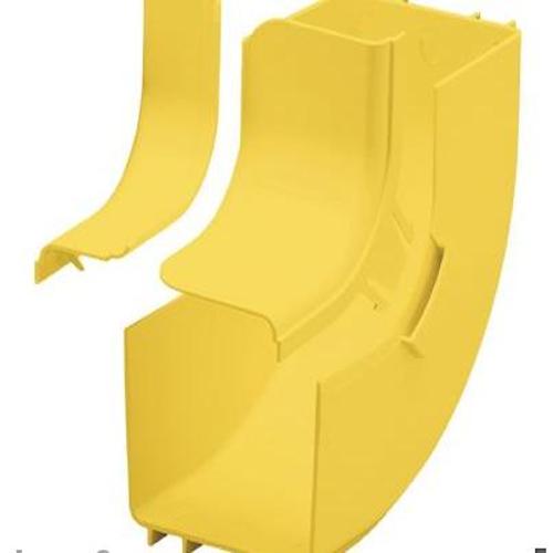 Panduit FRIVRA4X4LYL FiberRunner® Inside Vertical Right-Angle Fitting