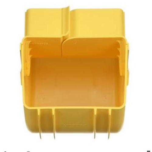 Panduit FRIVRA6X4LYL FiberRunner® Inside Vertical Right-Angle Fitting