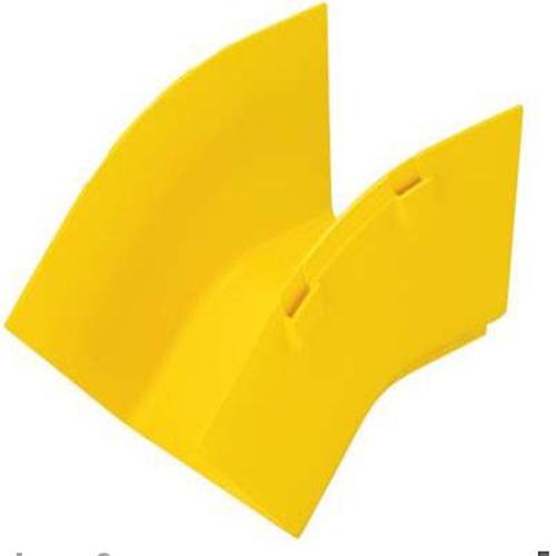 Panduit FROV454X4LYL FiberRunner® Outside Vertical 45° Fitting