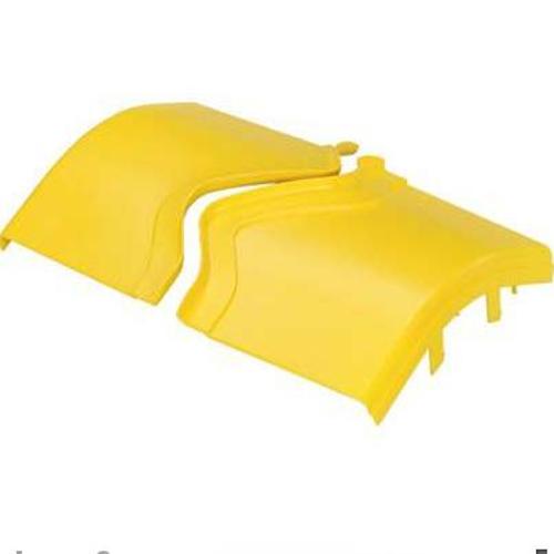 Panduit FROV45SC12LYL FiberRunner® Outside Vertical 45° Split Cover