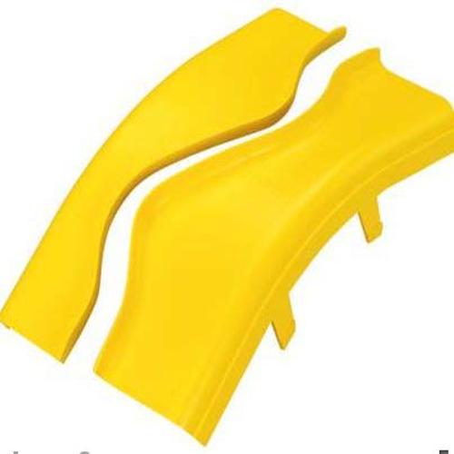 Panduit FROV45SC4LYL FiberRunner® Outside Vertical 45° Split Cover