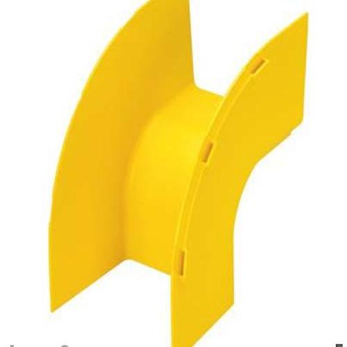 Panduit FROVRA4X4LYL FiberRunner® Outside Vertical Right-Angle Fitting