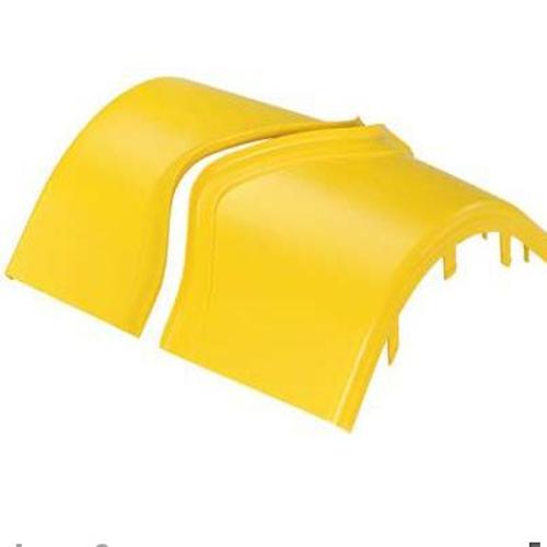 Panduit FROVRASC12LYL FiberRunner® Outside Vertical Right-Angle Split Cover