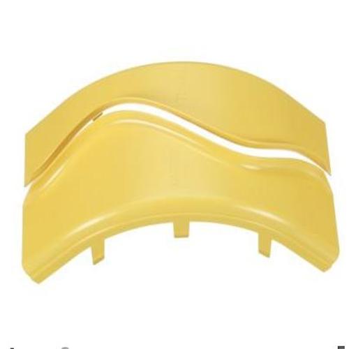 Panduit FROVRASC6LYL FiberRunner® Outside Vertical Right-Angle Split Cover