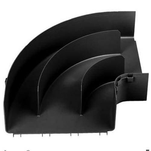 Panduit FRRA12X4LBL FiberRunner® Horizontal Right-Angle Fitting