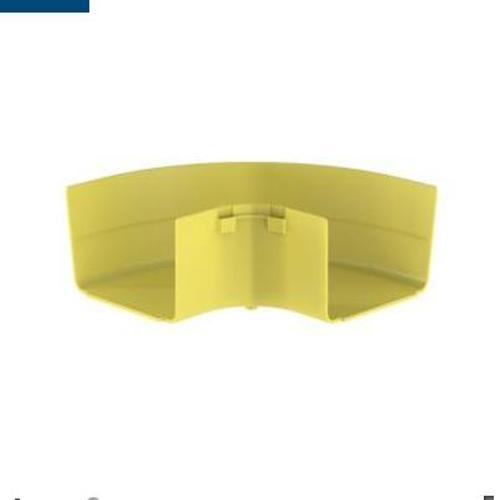 Panduit FRRA6X4LYL FiberRunner® Horizontal Right-Angle Fitting