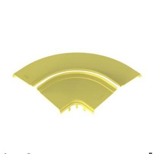 Panduit FRRASC12LYL FiberRunner® Horizontal Right-Angle Split Cover