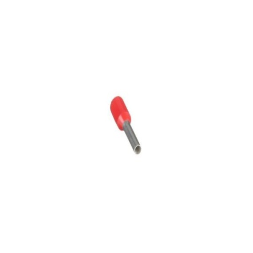 Panduit FSD77-6-D Pan-Term® FSD77-6-D Single wire ferrule, Red, 6mm Pin L, PK500