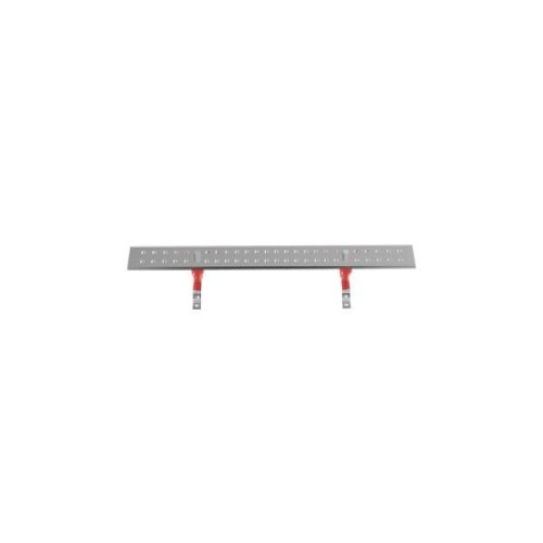 Panduit StructuredGround™ GB4N0024TPI-1 Grd Busbar, 24, Copper, Tin-Plated, 0.53" Stud