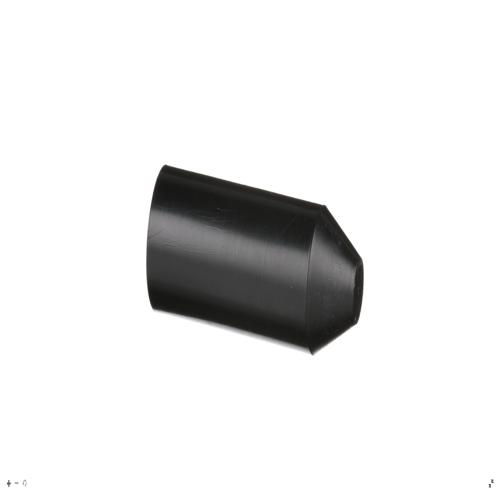 Panduit HSEC0.8-X Wet-Shrink™ HSEC0.8-X End Cap, Black, PO, 2.17" L, 0.3" Recovered ID, 0.79" ID