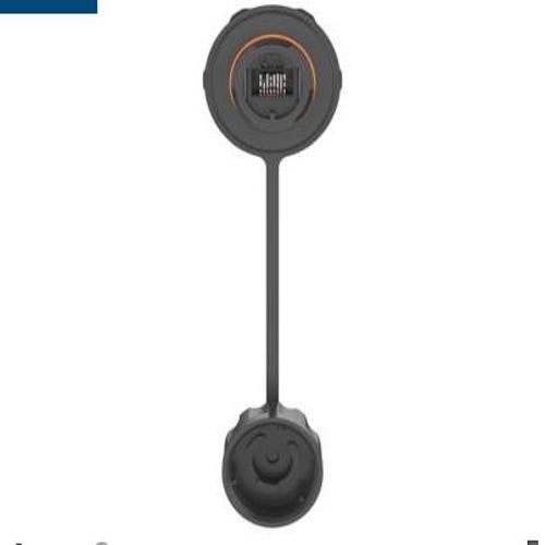 Panduit IAEBH6X IndustrialNet™ TX6A™ 10Gig™ UTP RJ45 Bulkhead Connector