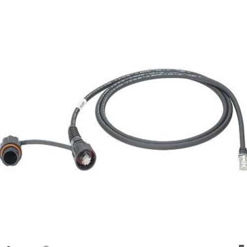 Panduit IUTP6X1MBLR IndustrialNet™ TX6A™ UTP Patch Cord with Bulkhead Connector on One End