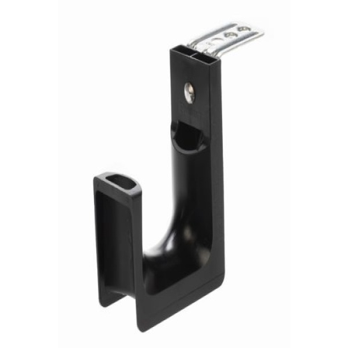 Panduit StrongHold™ JP2CMB-L20 J-Hook System, .25", Blk, PA 6.6, Ceiling Mount, 2", PK50