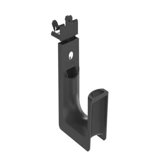 Panduit StrongHold™ JP2HBC50RB-L20 J-Hook, Rotating, 0.5", Blk, PA 6.6/Metal, Hammer-on