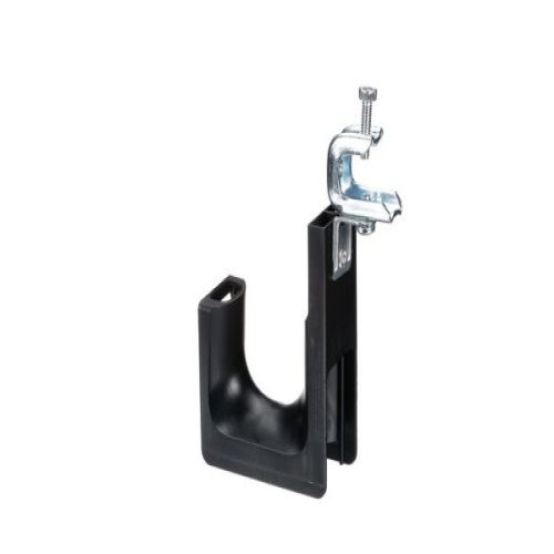 Panduit StrongHold™ JP2SBC50RB-L20 J-Hook, Rotating, 0.5", Black, PA 6.6/Metal, Screw-On