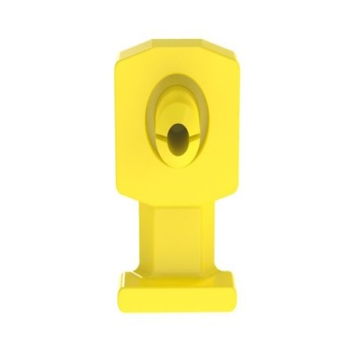 Panduit KIMS-H500-M4 Cable Tie Mount - Yellow 