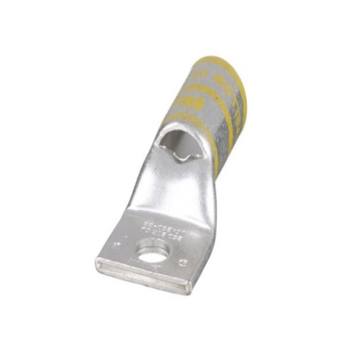 Panduit LCA250-38-X Pan-Lug™ Compression Lug, 250, Tin Plt Copper, Strt, One 3/8" Stud, PK10