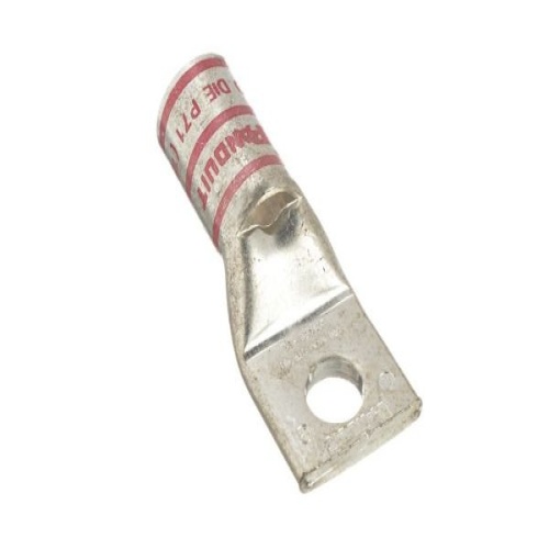 Panduit LCA350-12-X Pan-Lug™ Compression Lug, 350, Tin Plt Copper, Strt, One 1/2" Stud, PK10