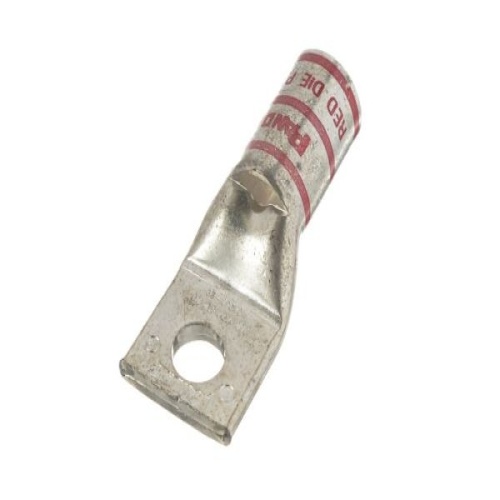 Panduit LCA350-12-X Pan-Lug™ Compression Lug, 350, Tin Plt Copper, Strt, One 1/2" Stud, PK10