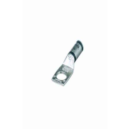 Panduit LCA4-38-L Pan-Lug™ Compression Lug, 4, Tin Plt Copper, Strt, One 3/8" Stud, PK50