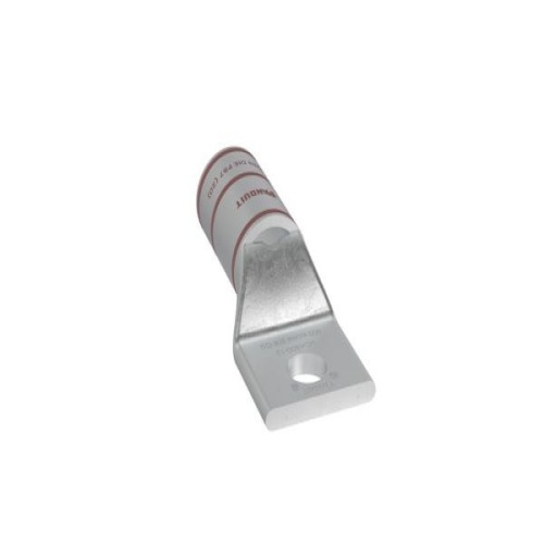 Panduit LCA500-12-6 Pan-Lug™ Compression Lug, 500, Tin Plt Copper, Strt, One 1/2" Stud, PK6