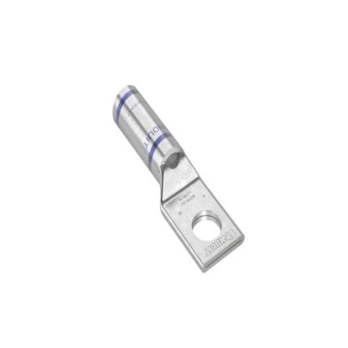Panduit LCA6-14-L Pan-Lug™ Compression Lug, 6, Tin Plt Copper, Strt, One 1/4" Stud, PK50