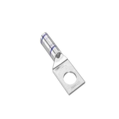 Panduit LCA6-38-L Pan-Lug™ Compression Lug, 6, Tin Plt Copper, Strt, One 3/8" Stud, PK50