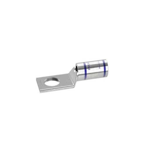Panduit LCA6-38-L Pan-Lug™ Compression Lug, 6, Tin Plt Copper, Strt, One 3/8" Stud, PK50