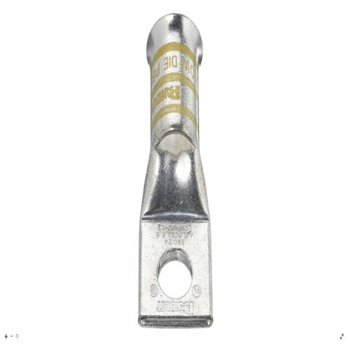 Panduit LCAF4/0-12-X Pan-Lug™ Compression Lug, 4/0, Flare, Tin Plt Copper, Strt, One 1/2" Stud