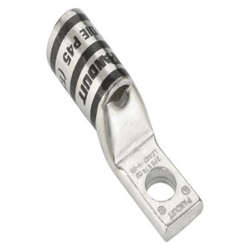 Panduit LCAN1-14-E Pan-Lug™ Compression Lug, Tin Plt Copper, Strt, One 0.25" Stud, PK20