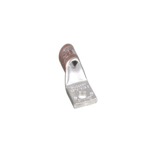 Panduit LCAX2-14-E Pan-Lug™ Compression Lug, Flex, Tin Plt Copper, Strt, One 1/4" Stud, PK20