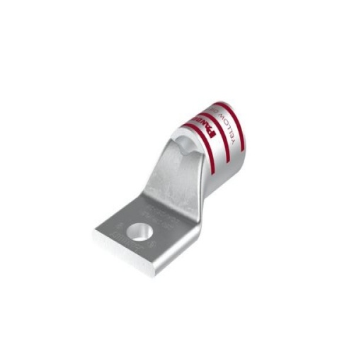 Panduit LCAX250-38-X Pan-Lug™ Compression Lug, 250, Flex, Tin Plt Copper, One 3/8" Stud, PK10