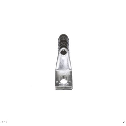 Panduit LCB2/0-38-X Pan-Lug™ Compression Lug, 2/0, Long, Tin Plt Copper, Strt, One 3/8" Stud