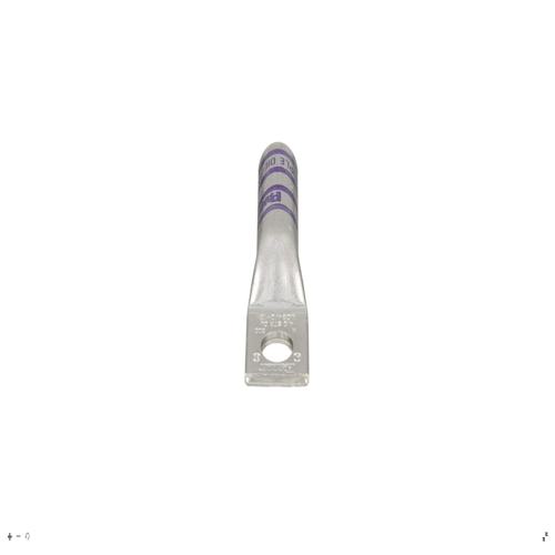 Panduit LCB4/0-12-X Pan-Lug™ Compression Lug, 4/0, Long, Tin Plt Copper, Strt, One 1/2" Stud