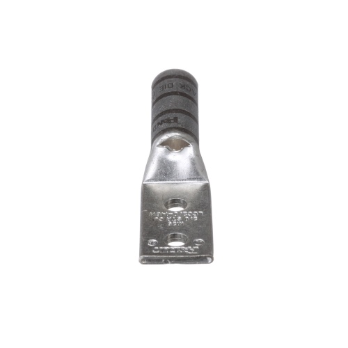 Panduit LCC2/0-14BW-X Pan-Lug™ Copper 2 Hole Straight Tongue Compression Lug