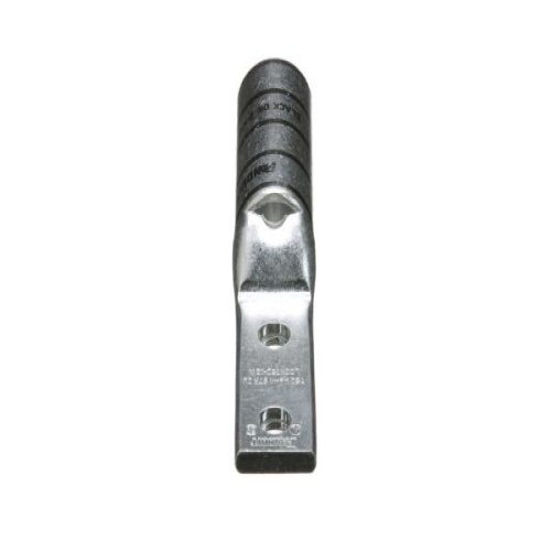 Panduit LCCN1000-12W-3 Comp Lug,Tin Plt Copper,Narrow,1000 kcmil,Two 1/2 inch Stud, PK6