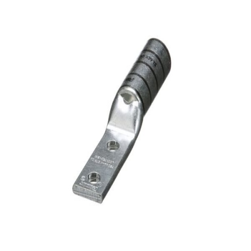Panduit LCCN750-12W-6 Pan-Lug™ Compression Lug, 750, Tin Plt Copper, Two 0.5" Stud, PK6