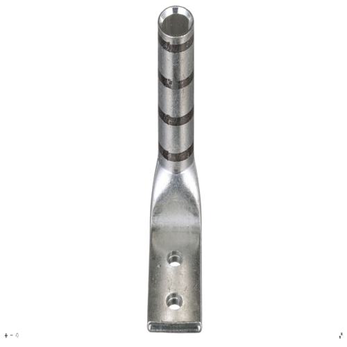 Panduit LCCX2/0-14BF-X Pan-Lug™ Compression Lug, 2/0, Flex, Tin Plt Copper, Two 0.25" Stud
