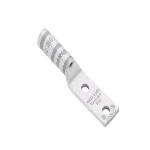 Panduit LCCX6-38D-L Pan-Lug™ Compression Lug, 6, Flex, Tin Plt Copper, Two 0.37" Stud, PK50