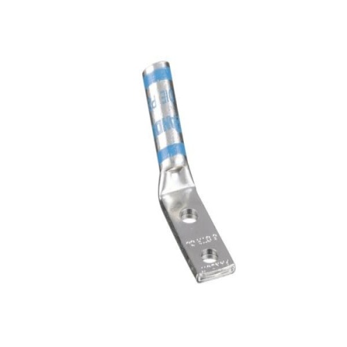 Panduit LCD6-10AH-L Pan-Lug™ Compression Lug, Tin Plt Copper, Two 0.19" Stud, PK50